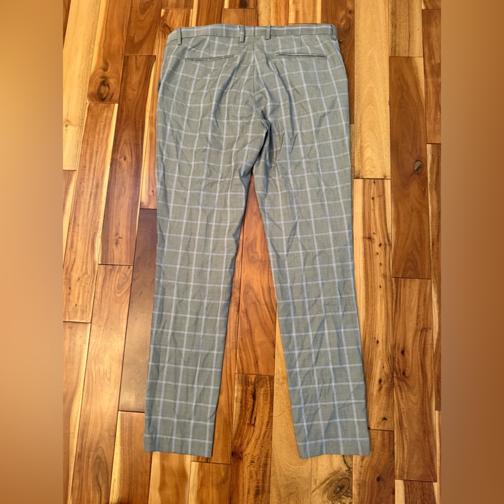 Zara Man gray pin stripped Trousers - Picture 4 of 5